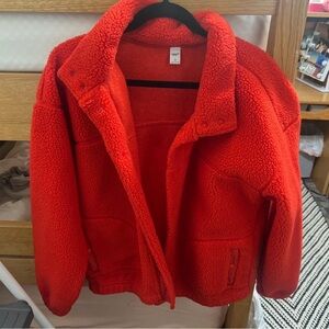 Old navy active red Sherpa